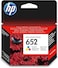 Hp F6V24Ae&amp;F6V25Ae(2) 652 2 Black Ink Cartridges And 1 Color Ink Cartridge Set-Pack of 3pcs
