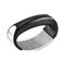 Steel Garlic Press Rocker Mincer Black/Silver 11.5 x 5.5 x 7.5cm
