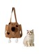 Soft-Sided Cat Carrier, Canvas Shoulder Pet Bag Small Dog Carrier Sling Portable Puppy Carrying Bag Small Pet Travel Transport Shoulder Bag Cat Travel Pouch for Kitten