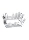 Dish Drying Rack Silver 55x39x24cm