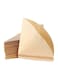 40-Piece Coffee Paper Filter Beige