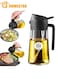 Olive Oil Sprayer for Cooking, Oil Dispenser for Kitchen Gadgets, Air Fryer, and BBQ, Black