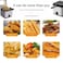 Electric Deep Fryer, Frying Basket, Stainless Steel, Adjustable Temperature, Easy Cleaning, Home Use