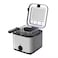 Electric Deep Fryer, Frying Basket, Stainless Steel, Adjustable Temperature, Easy Cleaning, Home Use