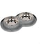 Pawsitiv Anti-Spill Dinner Set Bowls - Small - Grey160ml + 160ml