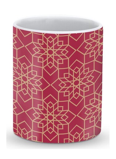 Premium Ottoman Art Designer Mug Red/Yellow