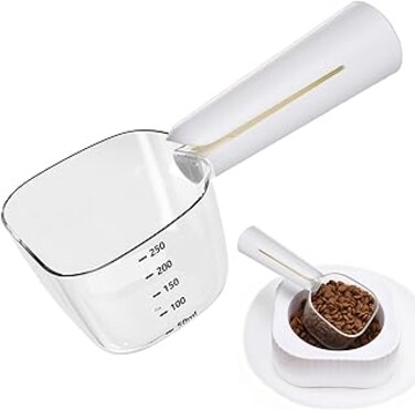 Masroo Dog food measuring scoop 1cup,cat food scoop, Pet food scoop,cat spoons for wet food.Accurate measurement,Also can be used for rice, flour, soybean and other kinds of grain