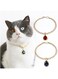 YWhalep 2 Pack Cat Collar Adjustable Breakaway Kitten Collars with Cute Pendant Bow for Cats Kitten Small Dogs