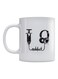 Addict Printed Coffee Mug White/Black