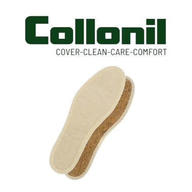 Collonil Fresh &amp; Dry Hygienic Insoles 39 cm - Breathable, Washable, and Ideal for Barefoot Comfort