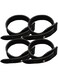 Sdjdhej Curtain Strap Strap 2-Piece Leather Curtain Strap Curtain Strap Black Curtain Strap Office Living Room Curtain Buckle Decoration Rope (Black)