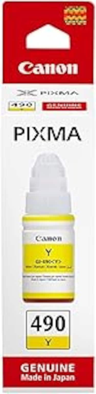 GI-490 Yellow Ink Bottle, Original Ink Refill Compatible with  PIXMA G-series Printers, Prints up to 7000 Pages Yellow