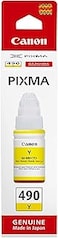 GI-490 Yellow Ink Bottle, Original Ink Refill Compatible with  PIXMA G-series Printers, Prints up to 7000 Pages Yellow
