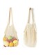 Oasisgalore 2 Pcs Reusable Mesh Shopping Bags for Groceries, Portable Cotton Net String Bag