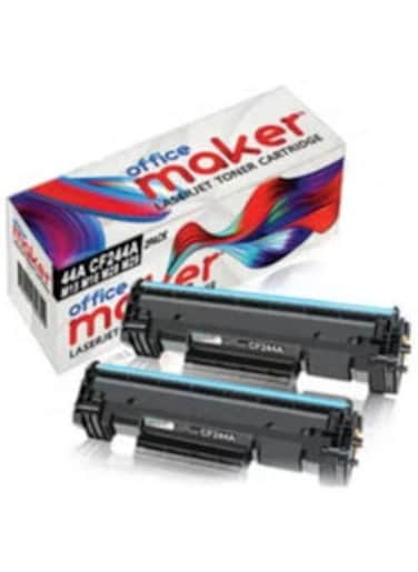 2-Pack 44A CF244A Laserjet Toner Cartridge for Printer Black
