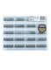 Pack Of 100 Super 7 10G RJ45 Cat7 Connectors Silver/Clear
