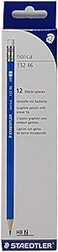 STAEDTLER ST-132-46-A53 Norica 132 Pencils with 12 Pieces Eraser
