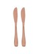 Crystal 2Pc Table Knife Rosegold Milano 21Cm