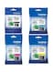 High Capacity 4-Color Ink Cartridge Set For Brother MFC-J2340DW &amp; J3940DW Printer Black, Cyan, Magenta, Yellow