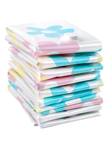 SKEIDO vacuum Space Saver Reusable Sealer Storage bags 60x80cm pouches 7pcs With Suction Pump (60 * 80cm 6bags no pump)