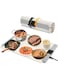 SPNOR Electric Warming Tray, Silicone Electric Warming Tray for Food, Foldable Roll up Food Warmer Plate with 5 Temperature Settings, Portable Fast Heating Mat for Parties, Buffets, Restaurants