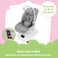 Mastela 360&deg; Rotating Baby Swing Seat with Touch Panel   5 Swing Modes, Timer, App Control, Music &amp; Speed Adjustment   Safety Belt, Washable Mattress, Electric-Powered