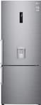 LG 446 Liter Bottom Freezer Refrigerators With Water Dispenser Inverter Linear Compressor Color Silver Model - GCF689BLCM