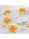6 Pcs Chai Time Mug Set (210Ml Each) Clear