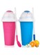 AWH Slushy cup 2Pcs Slushie MakerCup,Frozen Magic Slushy Cup - Create Delicious Slushies Anywhere with This Fun and Cool Slushie Maker Cup! Includes Lids and Straws Perfect for TikTok Trends and Cool