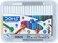 Doms Aqua Non-Toxic Watercolour Sketch Pen Set with Plastic Case (24 Assorted Shades x 2 Set)