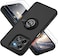 Case for Honor X5B Case Cover With 2Pack Screen Protector Metal Ring Holder Grip Kickstand Car Magnetic Mount Shockproof Matte Hard Back Bumper Case for Honor X5B Black