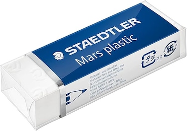 Staedtler Mars Plastic 526 50 Blister Pack of 4 Pencil Erasers