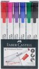 Faber-Castell Whiteboard Marker Slim Wallet Of 6Pc