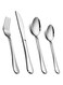 24-Piece Stainless Steel Cutlery Set Kitchen Utensil Set, Tableware Complete Set for Daily Use Suitable for Home Kitchen Picnic Dining Restaurant and Perfect for Holiday Occasion - Spoon, Fork, Knife and Teaspoon
