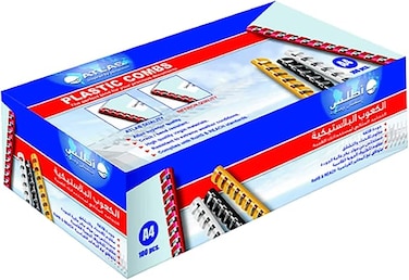 Atlas Bind comb a4 12mm bx=100pcs we
