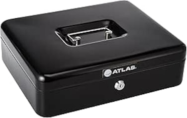 Atlas Cash box W300xL240xH90mm Black