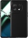 Silicone Case for OnePlus 11, Rubber TPU Slim Shockproof Protective Cover, Black