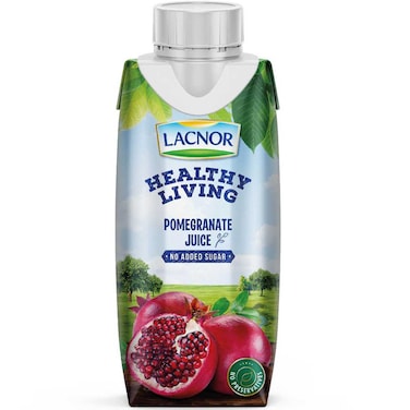 Lacnor Healthy Living No Added Sugar Pomegranate Juice, 250ml
