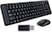 Logitech Mk220 920-004430 Wireless USB Keyboard and Mouse Kit, 10 m Range, Black