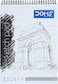 Doms Wiro Binding Notebook   Sketch Pad   Plain   150GSM   72 Pages   21.0 x 29.7 cm   Pack of 1