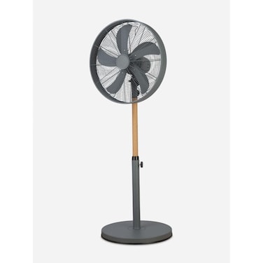 16 Inch Standing Fan, 50W Pedestal Fan with 5 Blades, 3 Speed Control, Low Noise Cooling