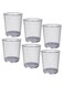 Mesh Wastebasket Trash Can &acirc;&euro;&ldquo; Silver &amp; Black Steel Round Bin for Office, Home, Bathroom, Bedroom &acirc;&euro;&ldquo; Lightweight, Durable, Open Top Garbage Can &acirc;&euro;&ldquo; Small/Medium/Large Sizes (6, Silver - L)