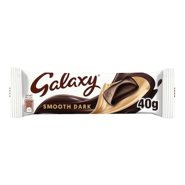 Galaxy Smooth Dark Chocolate Bar, 40g