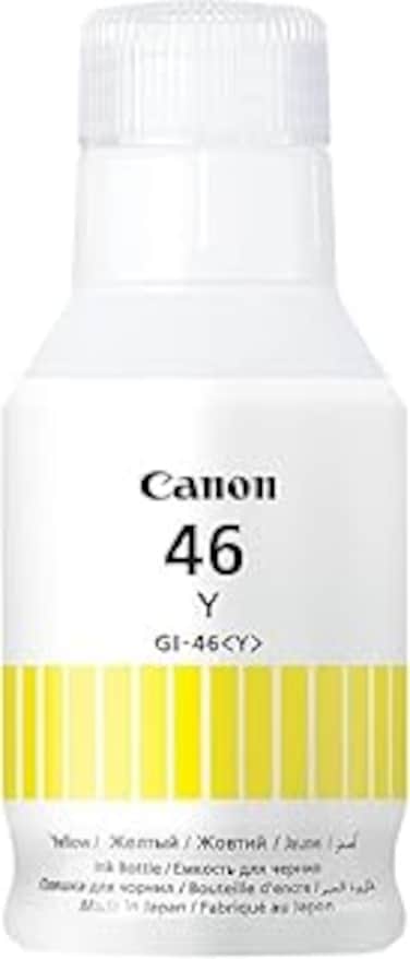 GI-46Y, Yellow Ink Bottle, Prints Up to 14,881 Pages, 135 ml