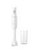Philips ProMix Hand Blender 3000 Series, 400 W Motor, Beaker Included, Compact, White, Plastic, HR2520/01, 2 Years Warranty UAE Version
