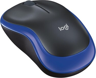 Logitech Mouse Wireless Blue M185