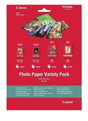 Photo Paper Variety Pack 4x6&acirc;&euro; and A4 - 20 Sheets VP-101