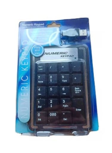 Mini USB 18 Keys Super Slim Numeric Keypad for Desktop or Laptop