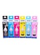 6-Piece Cartridges Ink Toner Set Cyan/Yellow/Black