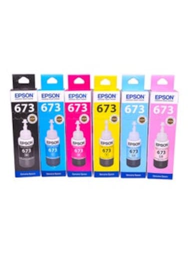 6-Piece Cartridges Ink Toner Set Cyan/Yellow/Black